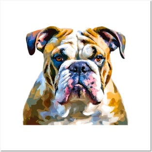 English Bulldog Impressionism Posters and Art